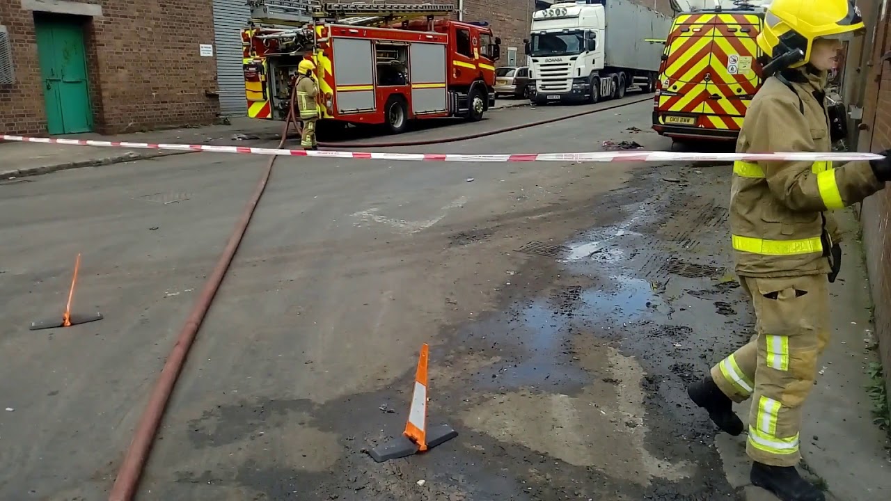 Fire at Gaskells Waste Liverpool
