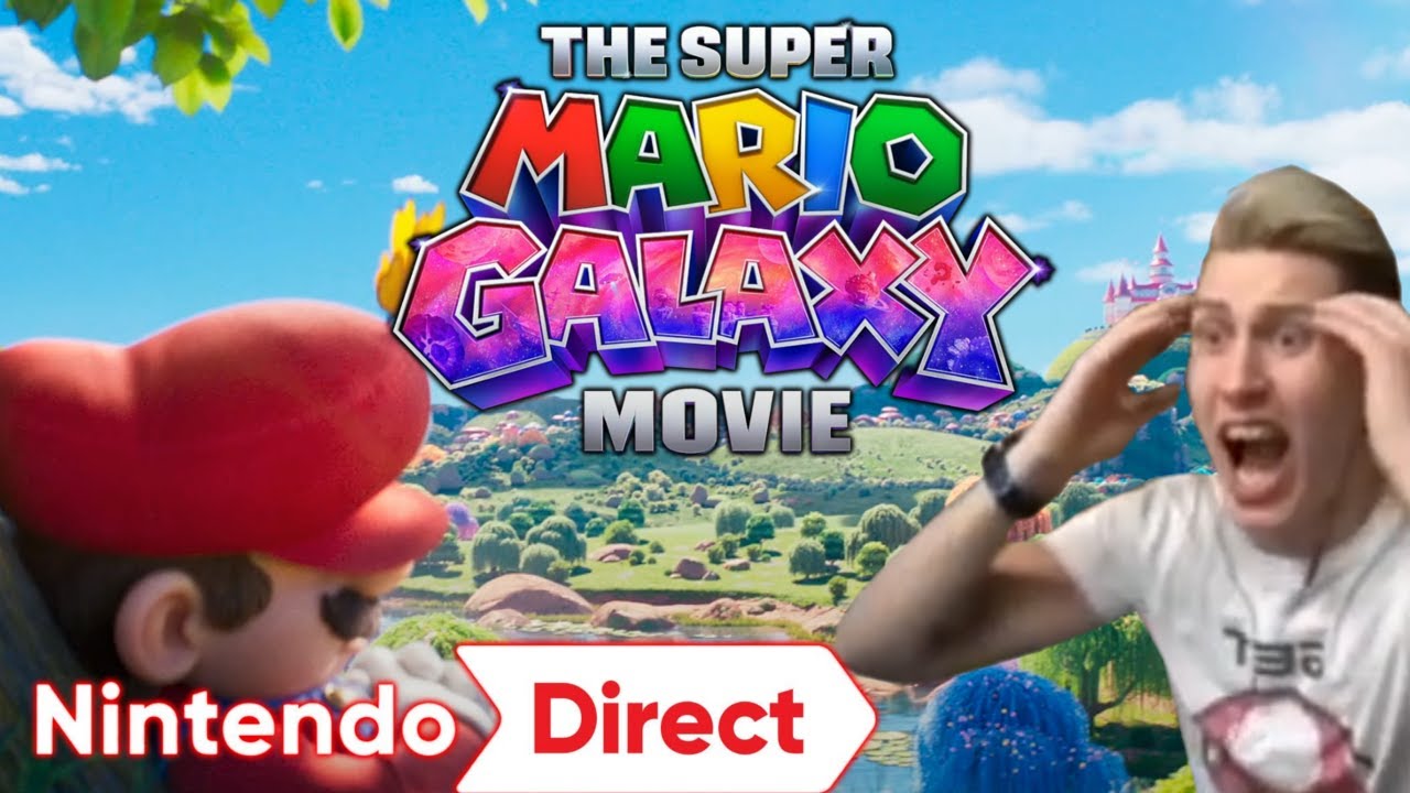 THE SUPER MARIO GALAXY MOVIE!! Nintendo Direct Reaction September 12th 2025