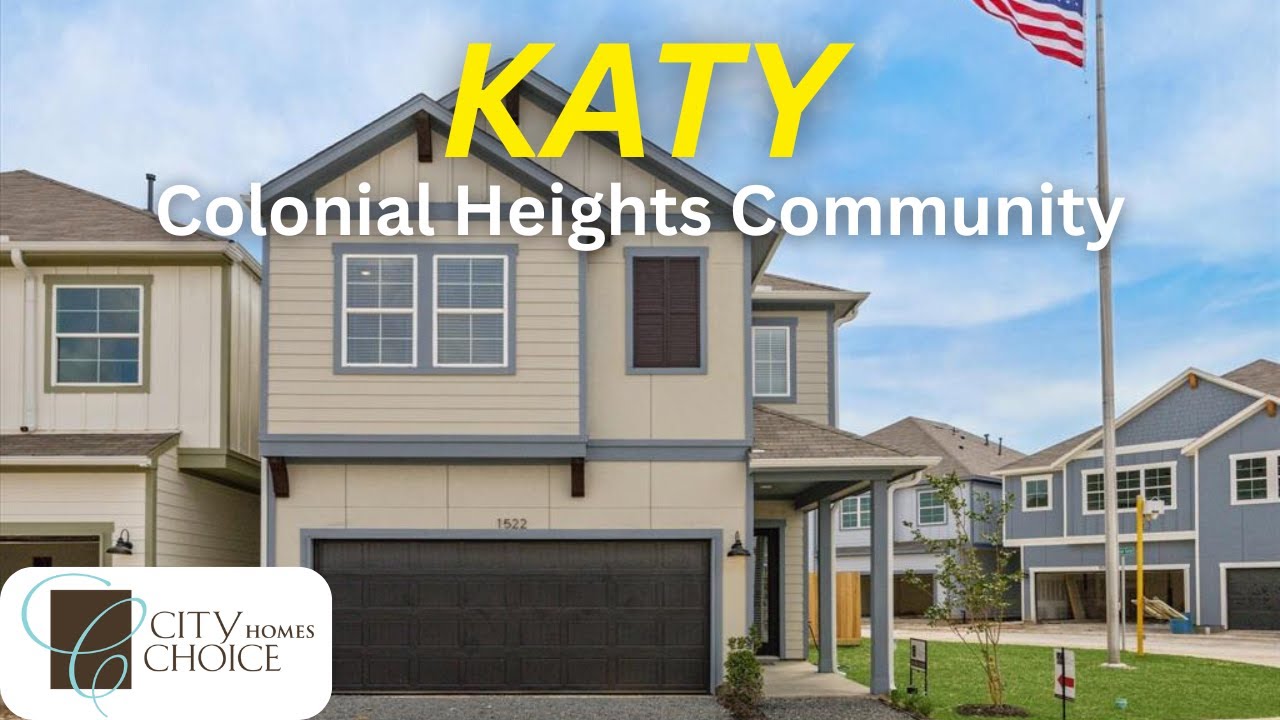 BRAND NEW HOMES in the $300'S in KATY! Colonial Heights by City Choice Homes