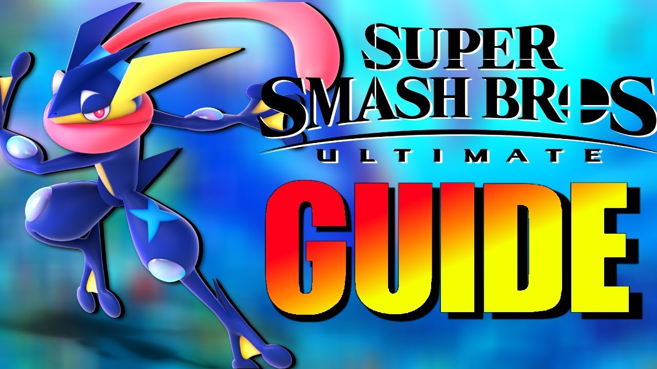 GRENINJA Super Smash Bros Ultimate Guide! [Smash Bros Greninja Tutorial/Moveset/Combos]