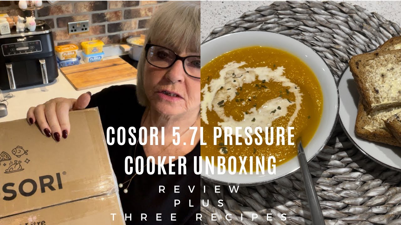 Cosori 5.7L Pressure Cooker / Unboxing / Review / plus 3 Recipes / link in description below