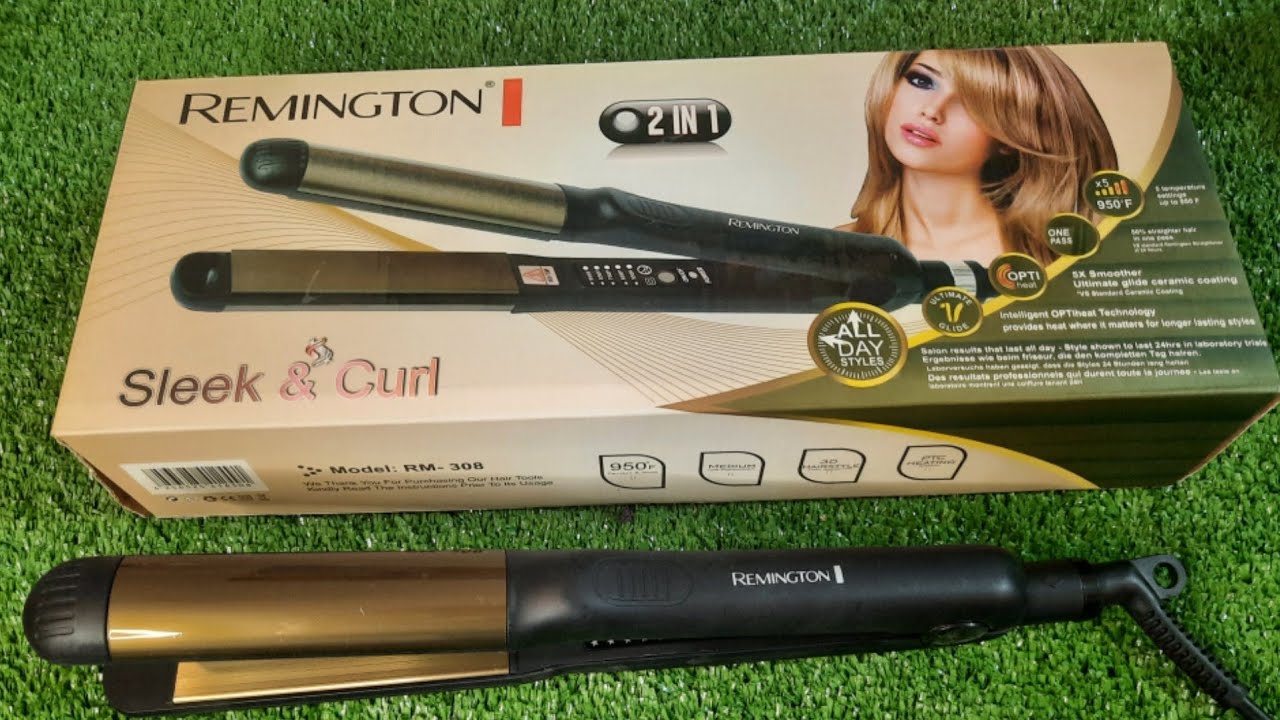 How to straighten your Hair with a straightener | 2 in1 straightener +curler