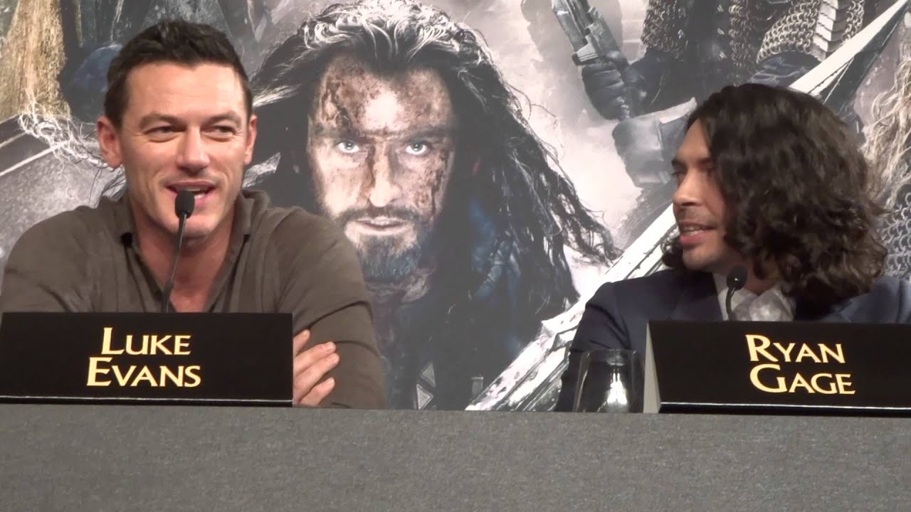 Luke Evans on being human in The Hobbit & Ryan Gage on auditioning for every role in the film