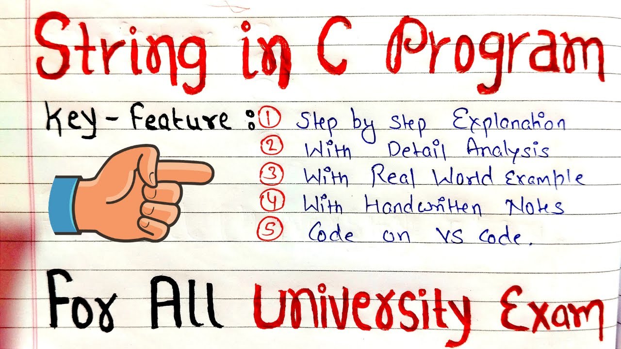 Strings in C | C Programming Tutorial | Code Hacker
