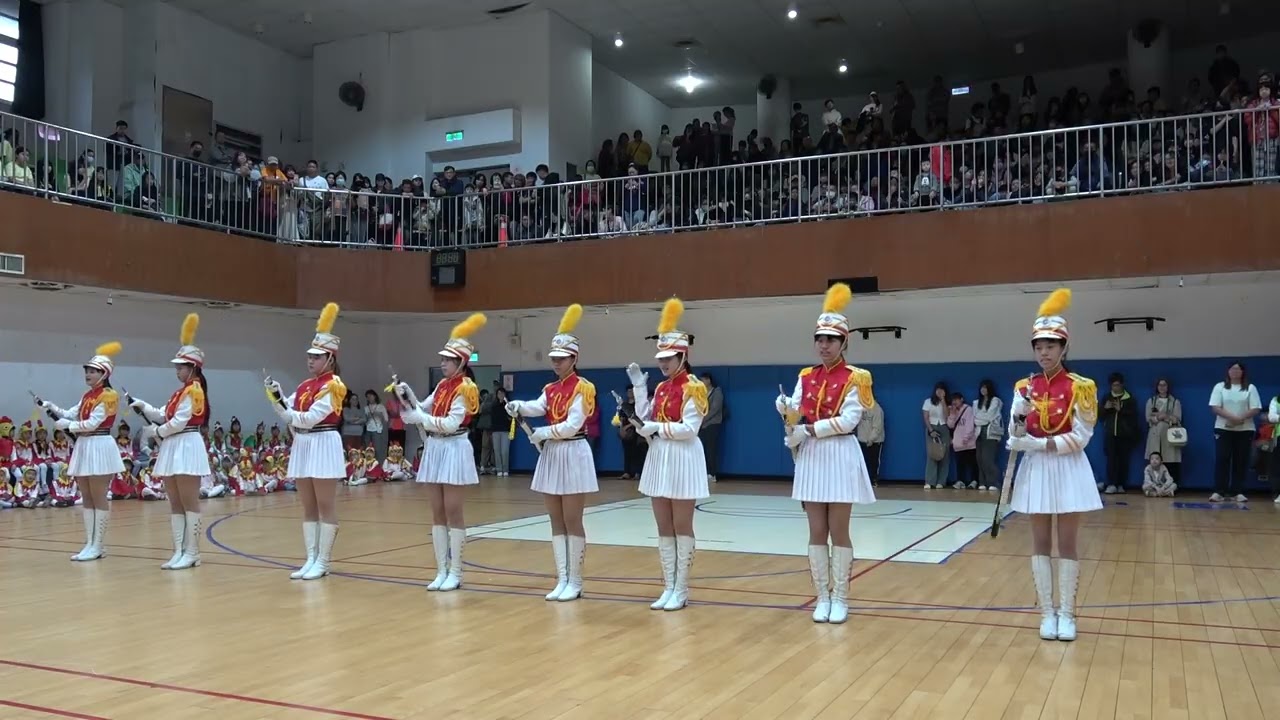 114學年度校慶開場表演之三民高中儀隊演出