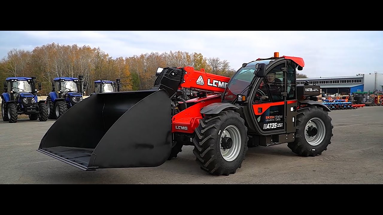 Подробный обзор телескопического погрузчика LGMG HA735
