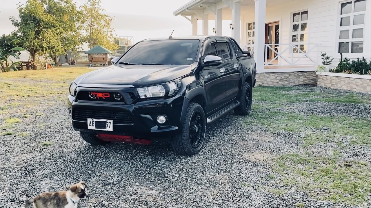 Toyota Hilux Garnish TRD Skid plate Front Grille Bosch horn installation DIY