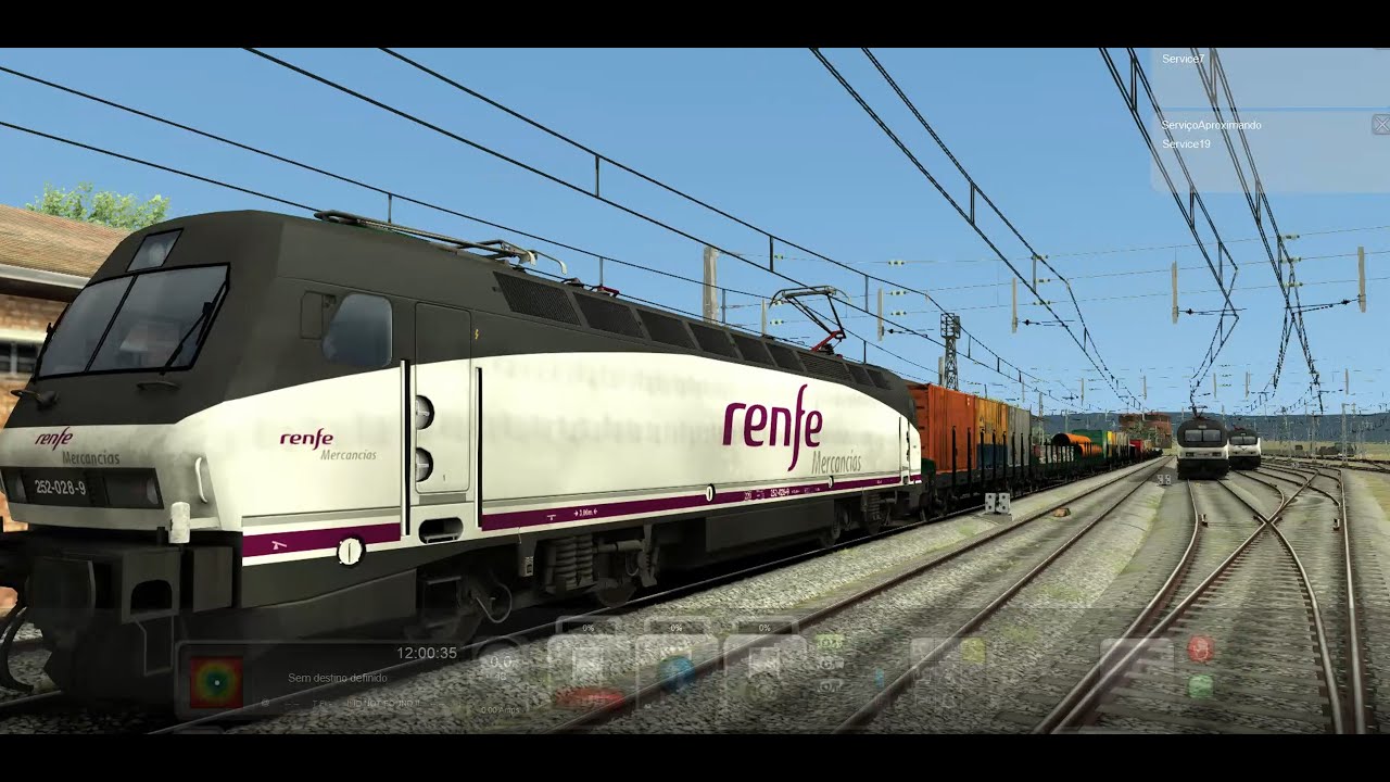 Locomotora 252-028-9 Renfe Mercancias