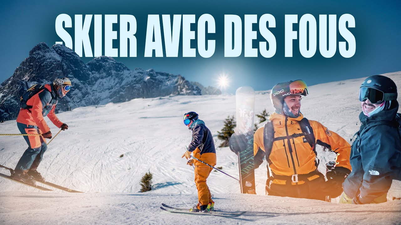 je ski avec des fous !! ⚠️​🎿​ (épisode 2)