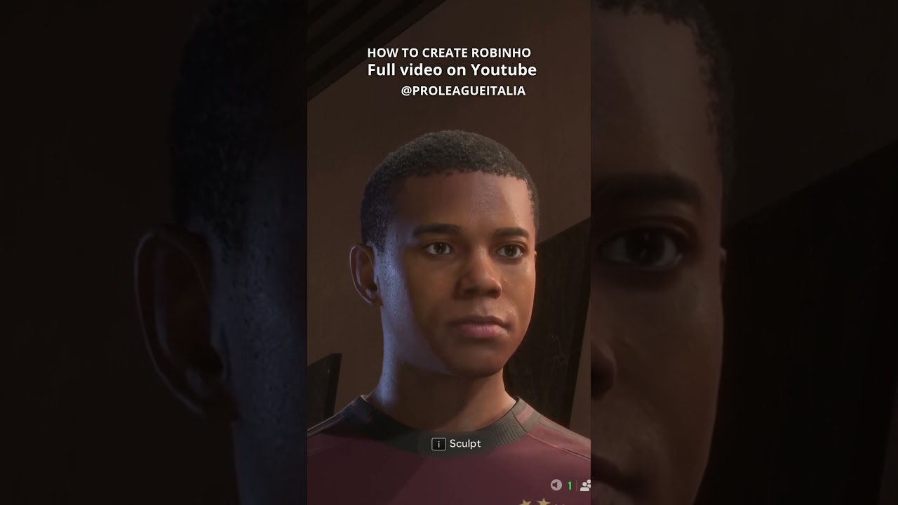 ROBINHO Face Creation in EA FC 25 - Pro Club & Career Mode Tutorial #fc25 #facecreation