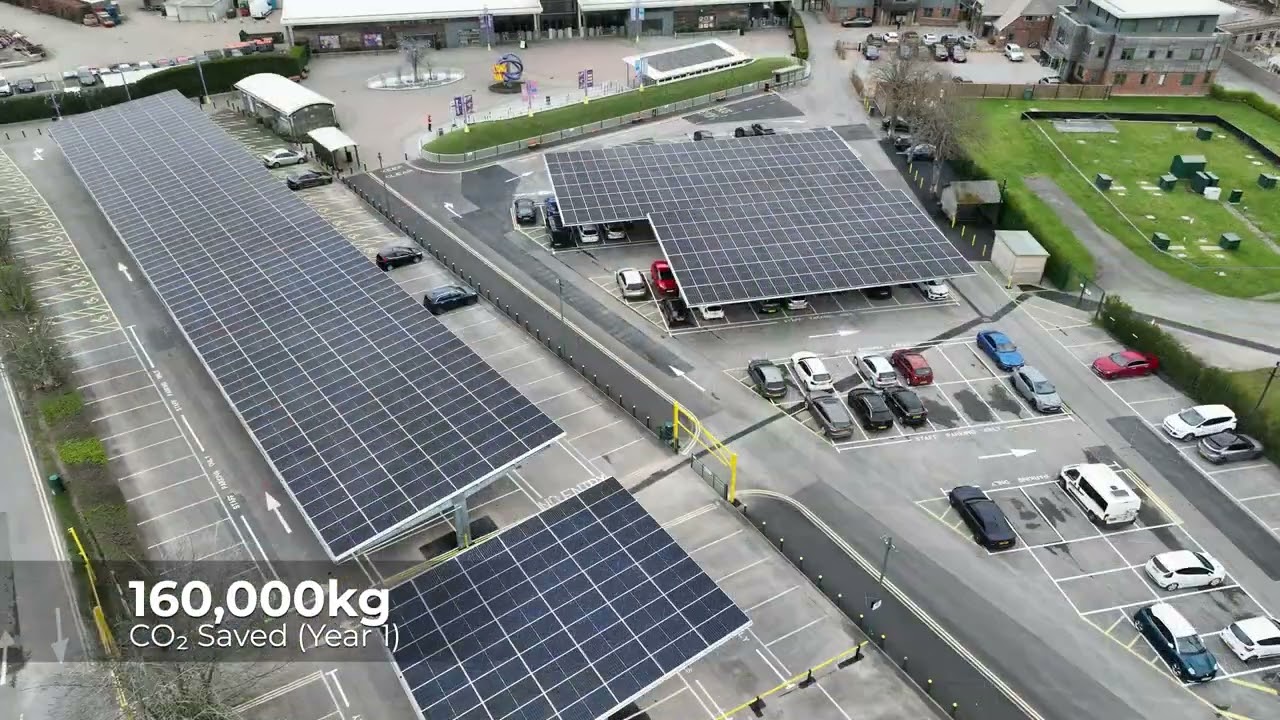 Paultons Park | 438kWp Carport & 338kWp Rooftop