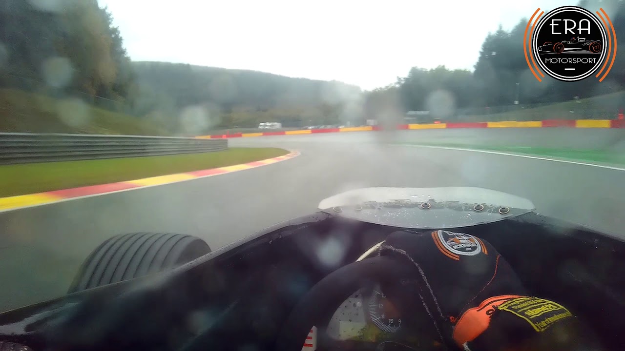 Spa Historic F1 onboard in the rain