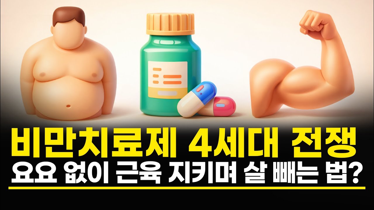 비만치료제 4세대 전쟁, 요요 없이 근육 지키며 살 빼는 법?