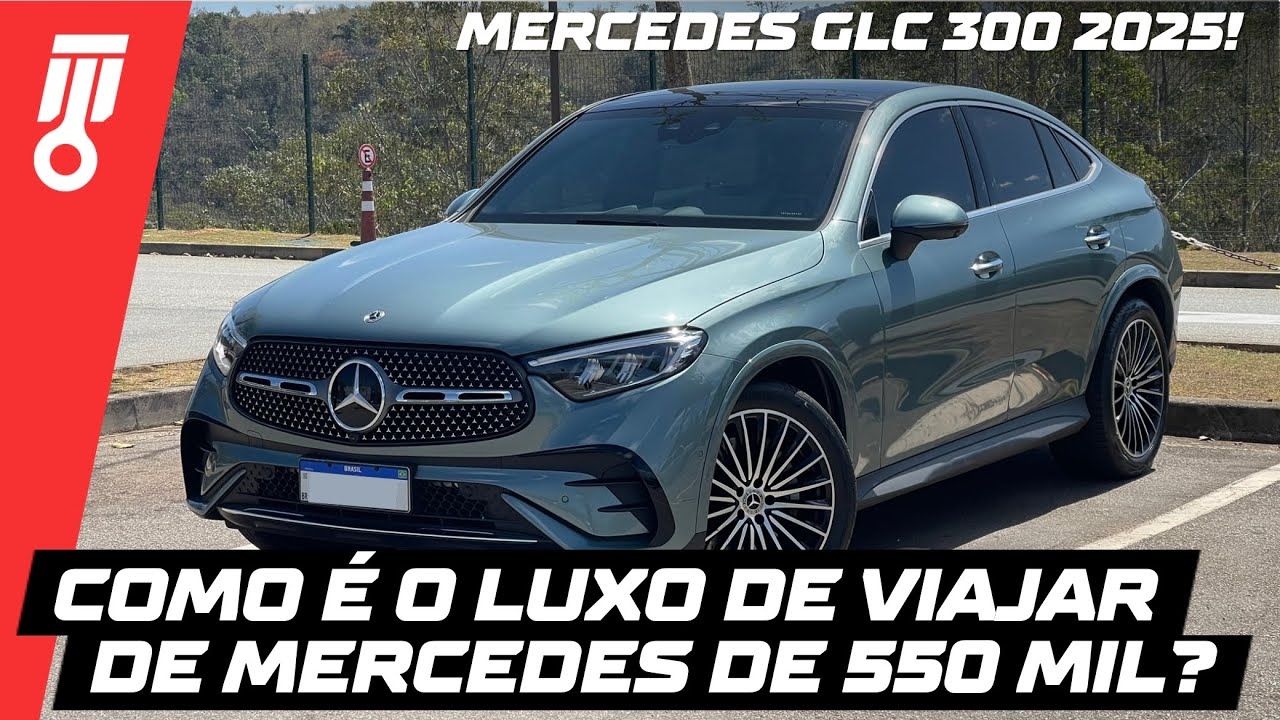 Viajando de Mercedes de 550 mil reais! - GLC 300 AMG LINE 2025!