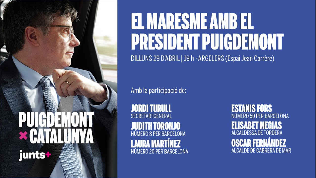 🎥 El Maresme amb el president | Llengua de signes catalana - 29.04.24 #12M