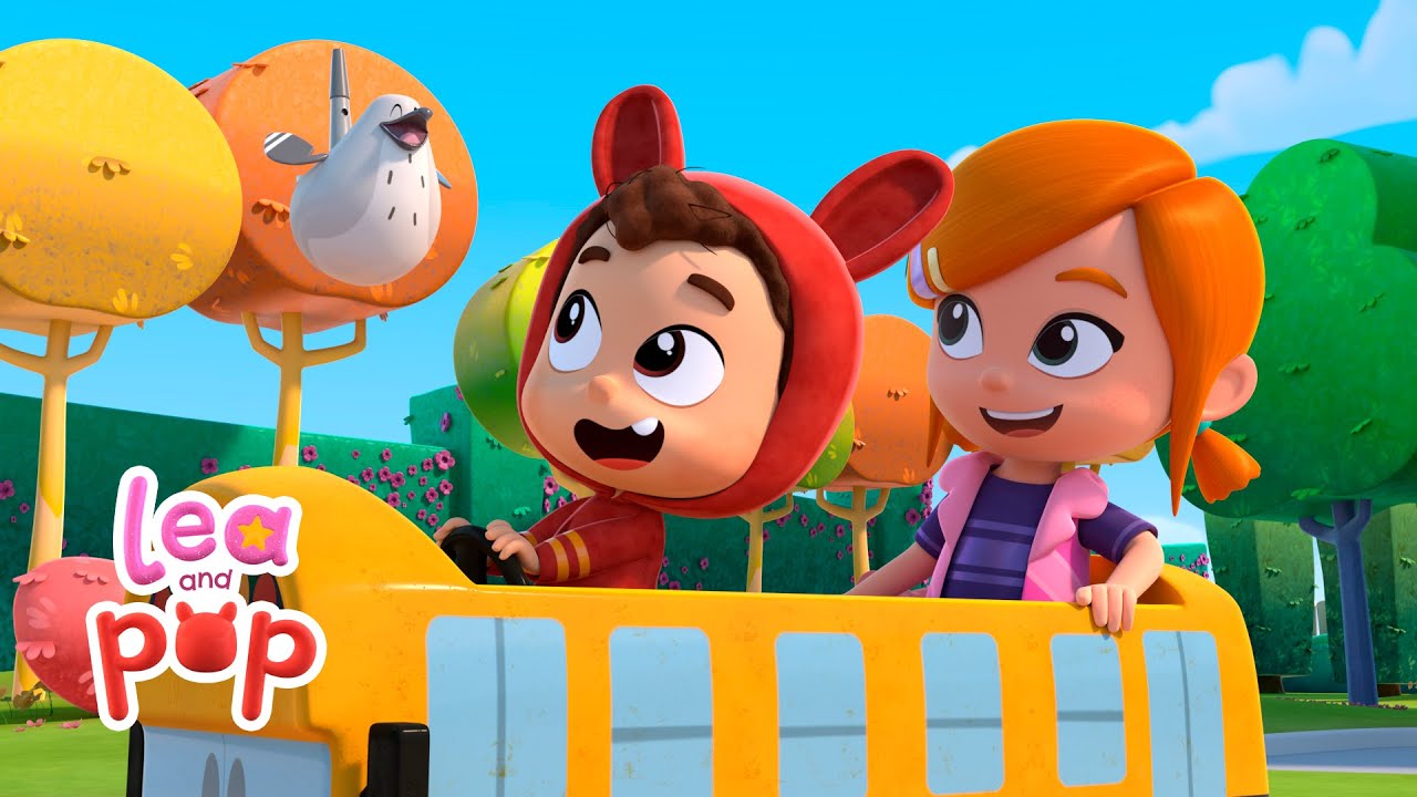 Las ruedas del autob&uacute;s | Lea y Pop | Cocotoons - Canciones infantiles en espa&ntilde;ol