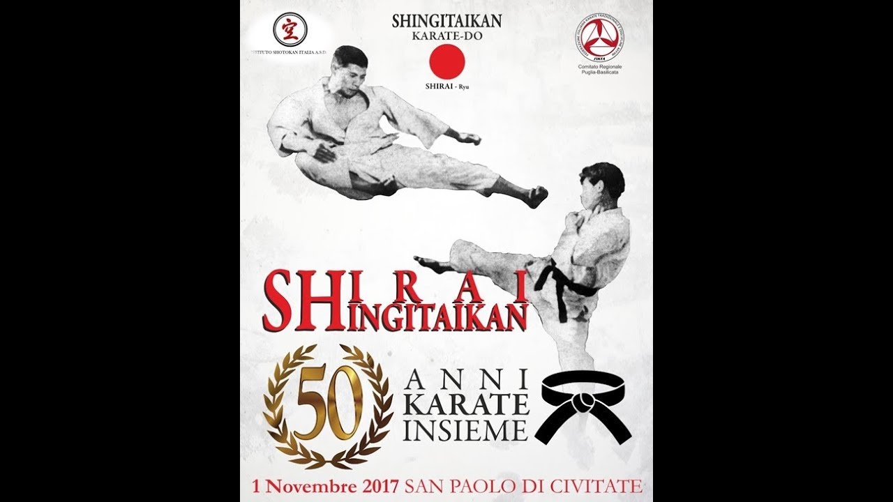 Cronistoria Cinquantenario SHINGITAIKAN-SHIRAI