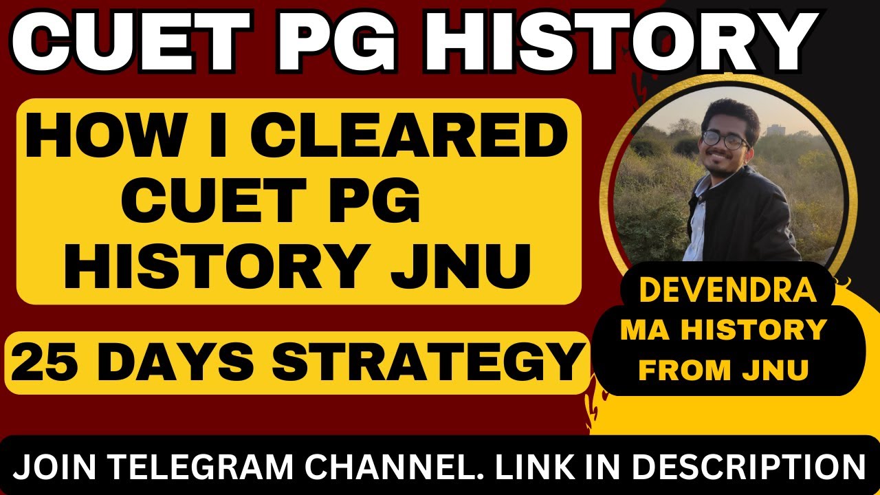 HOW TO CRACK CUET PG HISTORY🔥 JNU DU 25 DAYS STRATEGY🔥JNU DU HCU JMI JNU DU #HISTORY #CUET #CUETPG🔥