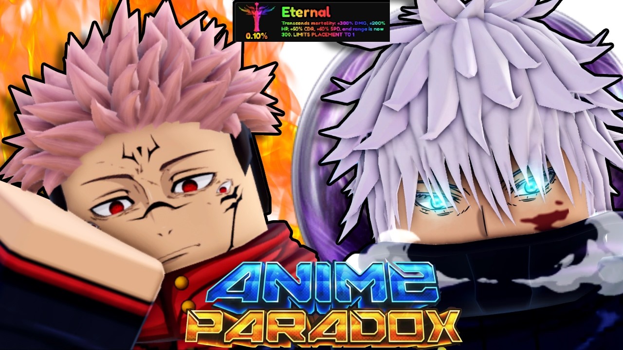 Getting the  BROKEN Gojo AND Sukuna In Anime Paradox!!