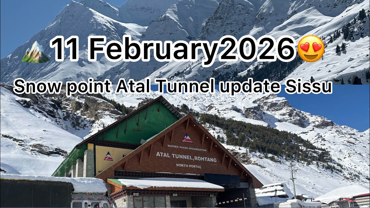 Snow point|| Solang Valley Atal Tunnel Sissu #manali #snow #ataltunnel #solangvalley 