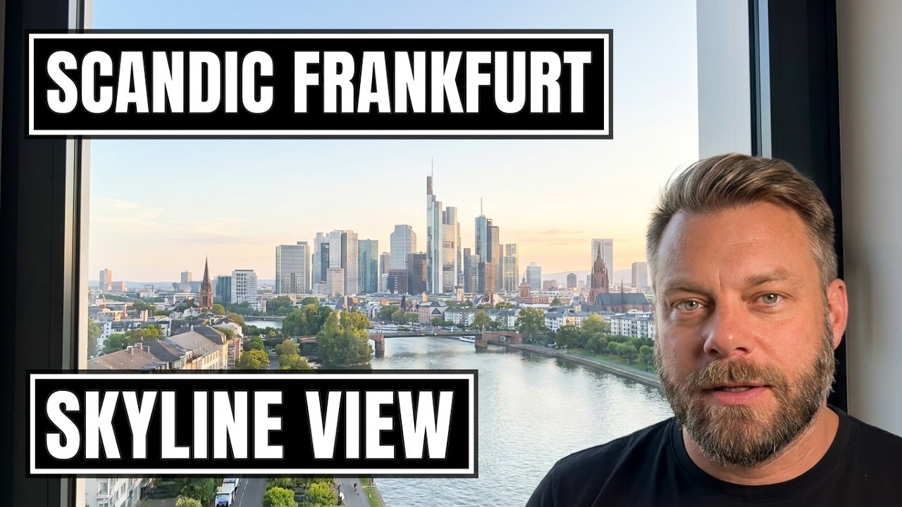 Willkommen im Scandic Hotel Museumsufer in Frankfurt 13. Etage mit Skyline Aussicht #hotel