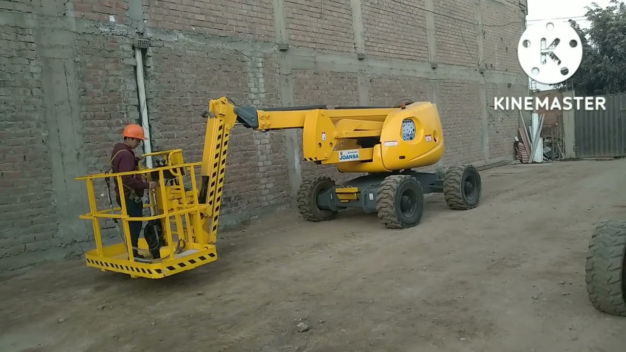 TUTORIAL DE COMO OPERAR UN MANLIFT ARTICULADO