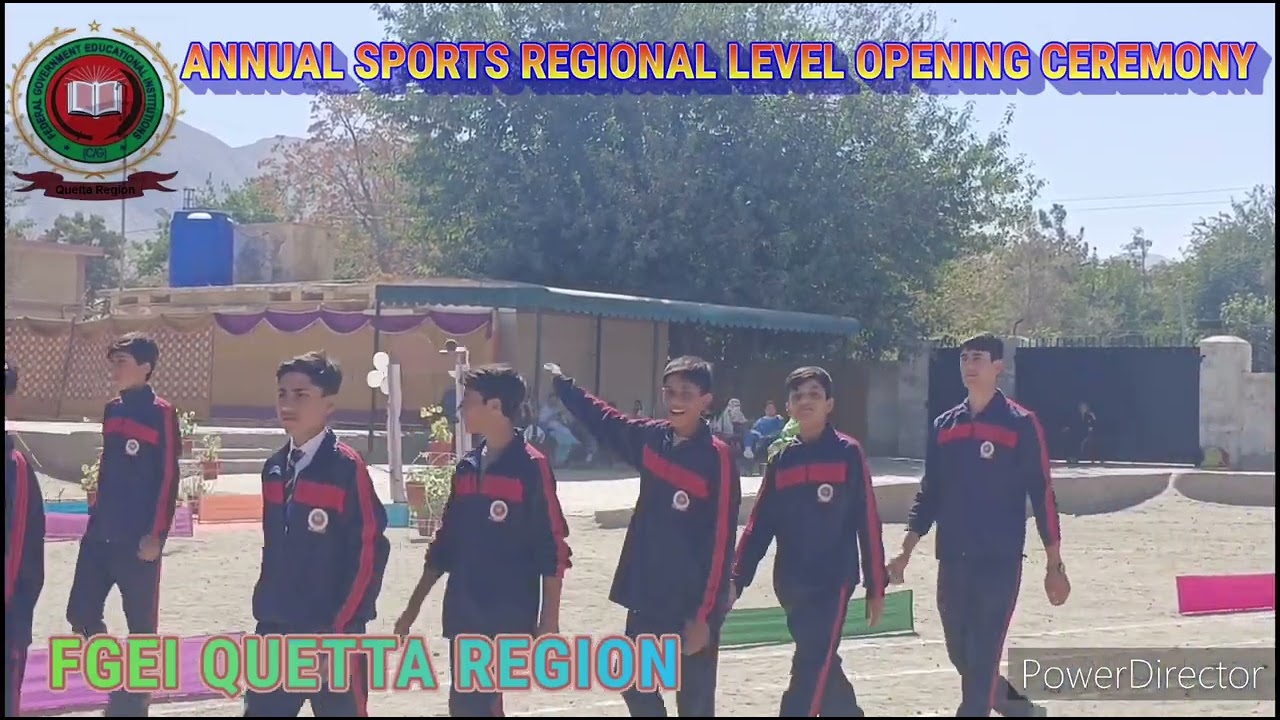 FGEI Quetta Regional Level Sports Opening Ceremony 2023
