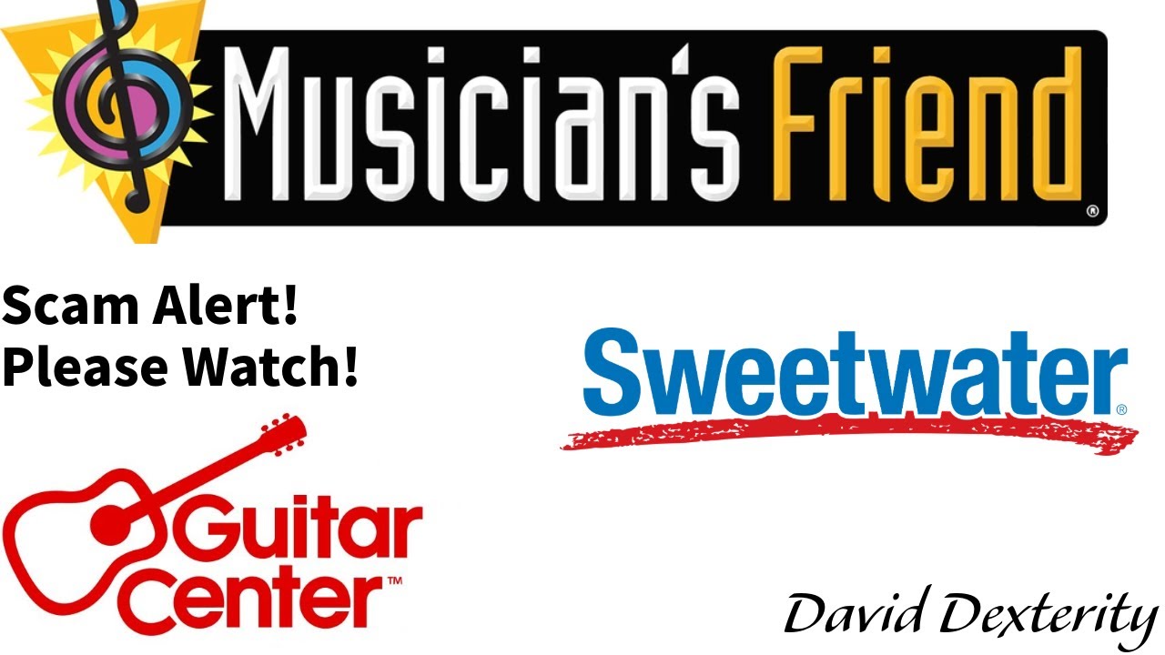 Scam Alert!! Please Watch Asap if you shop Musician's Friend, Sweet Water, or Guitar Center!