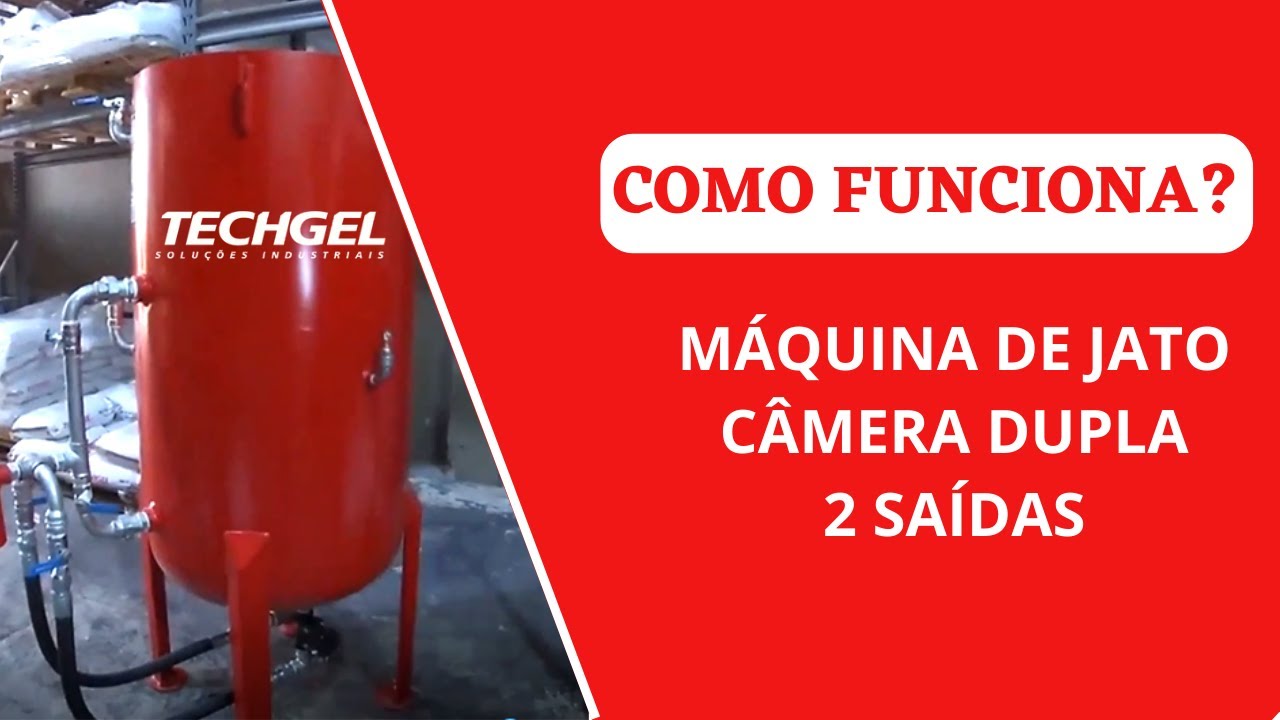 Como funciona máquina de jato câmera dupla
