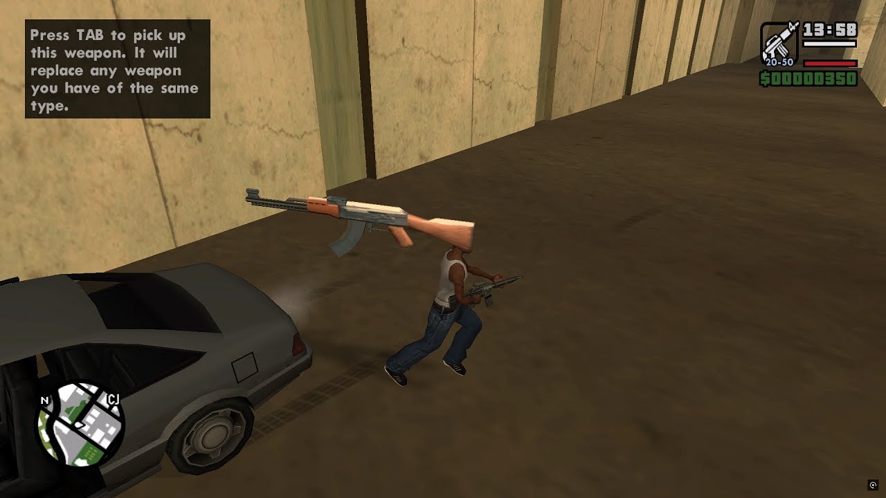 GTA - San Andreas - Weapon locations you should know at the beginning