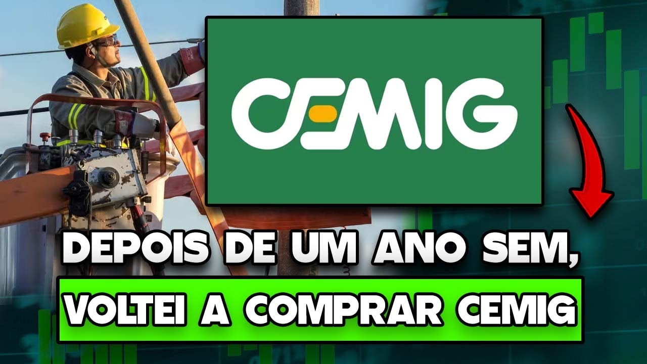 VOLTEI A APORTAR EM CEMIG DEPOIS DE UM ANO SEM COMPRAR AS AÇÕES. QUEDA DE CMIG4 HOJE PERMITIU!