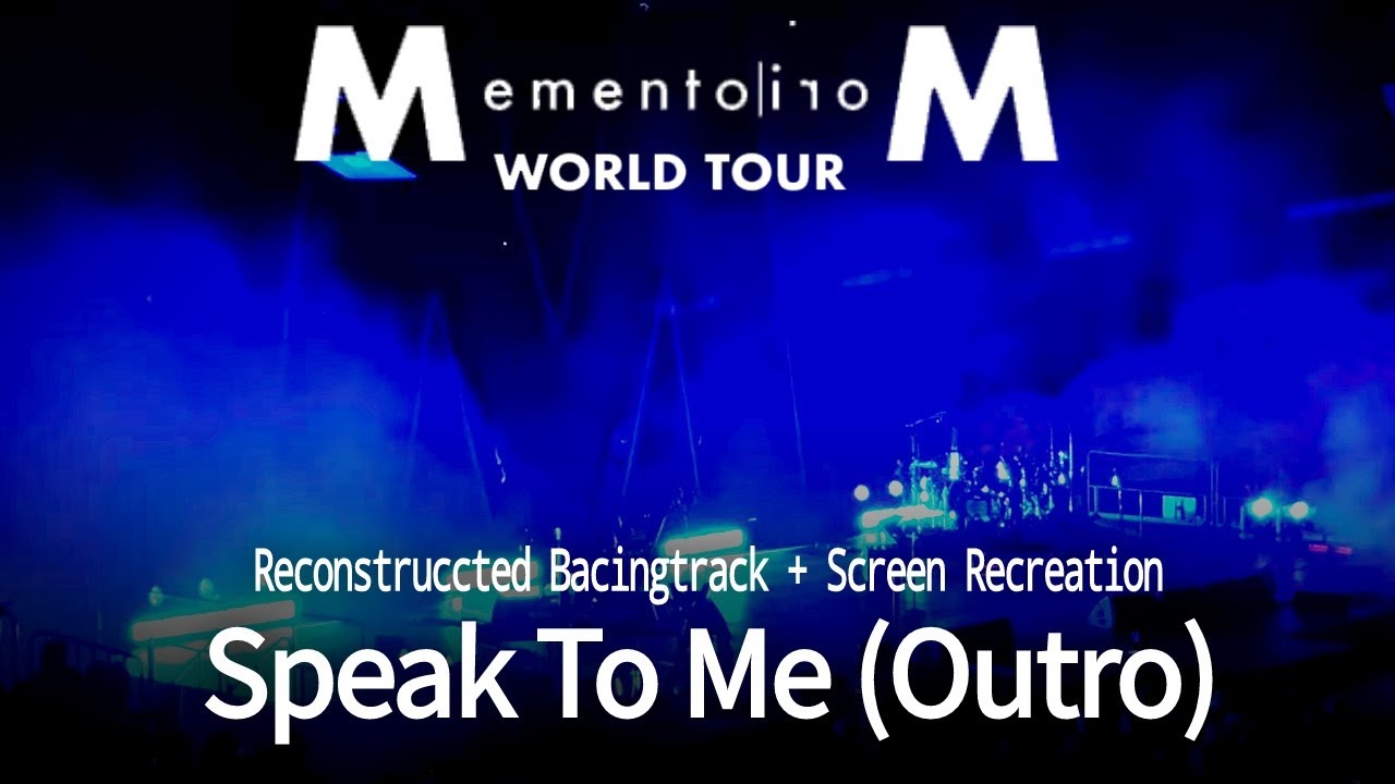 Depeche Mode - Speak To Me Outro (A Memento Mori Tour Backing Reconstruction + Screen Recreation)