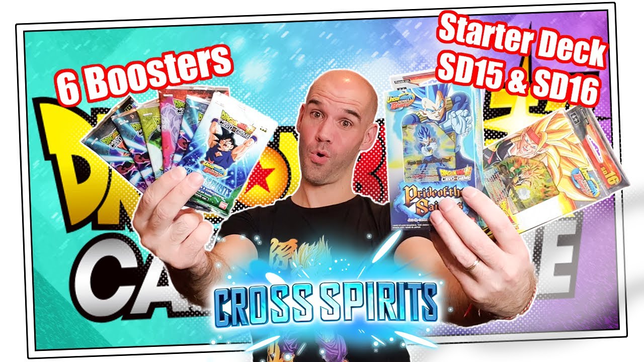 OUVERTURE BT14 CROSS SPIRITS !!! Unboxing Dragon Ball Super Card Game Starter deck et booster