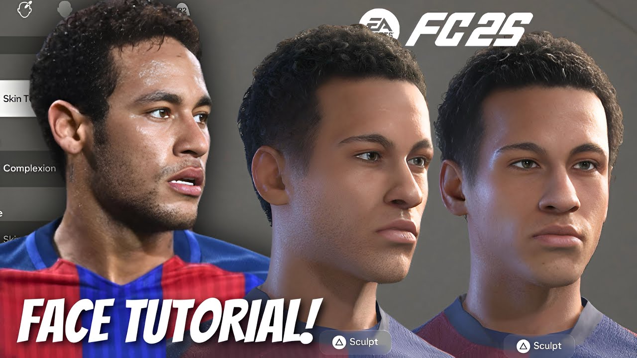 Как создать Неймара-младшего 2017 года в EA FC25