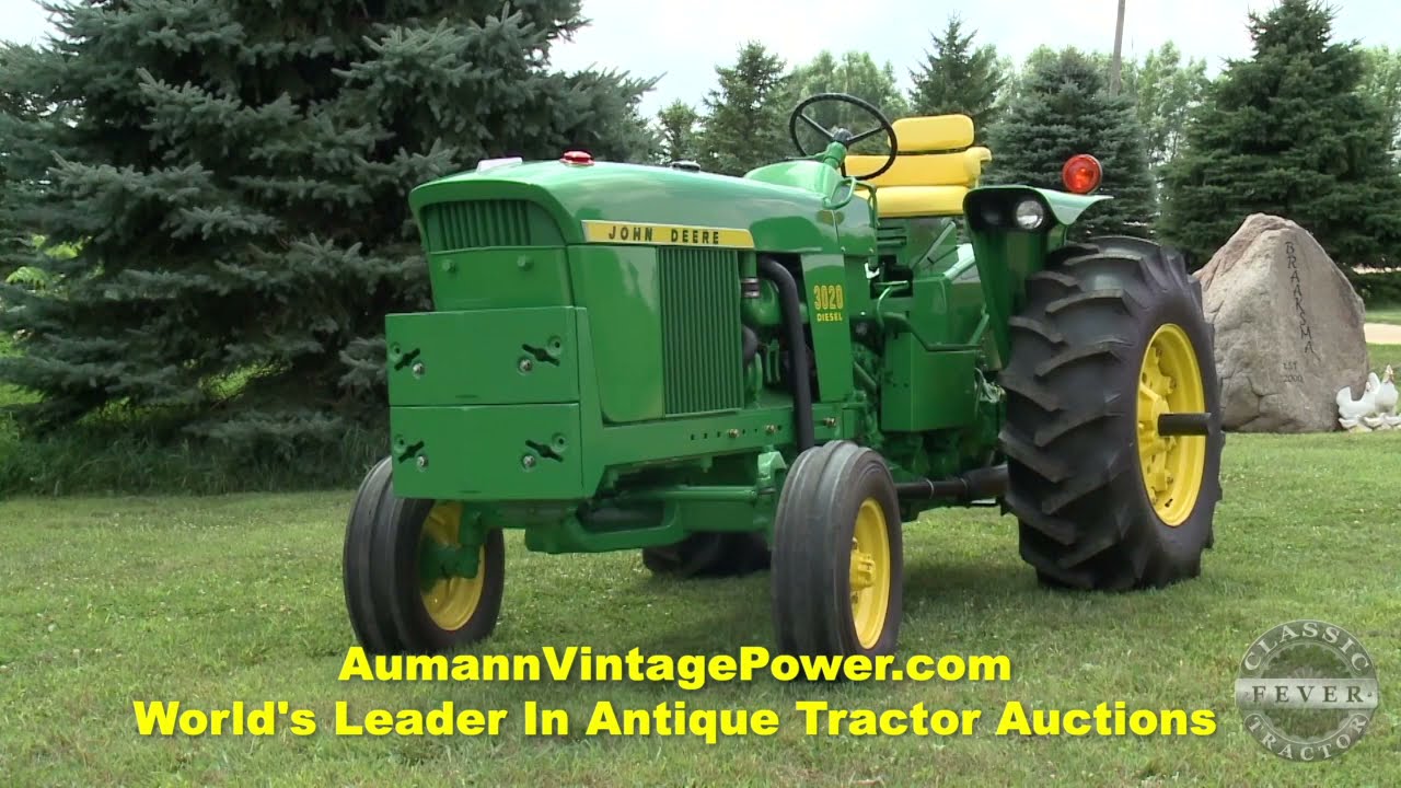 Что же такого особенного? Этот дизельный трактор John Deere 3020 1972 года с коробкой передач Pow...
