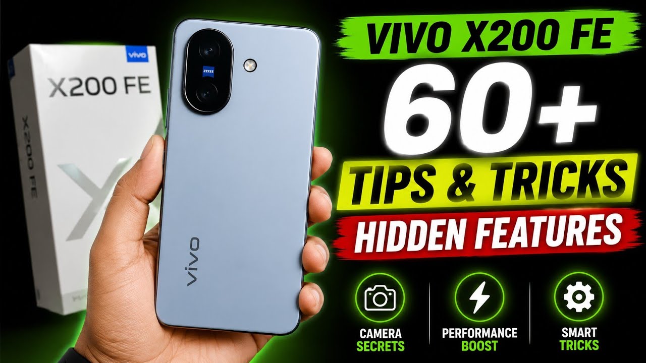 Vivo X200 FE 5G Tips And Tricks - Top 60++ Hidden Features | Hindi-हिंदी