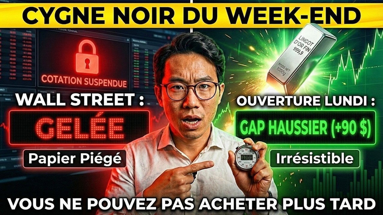 MARCHÉS FERMÉS: Le « cygne noir du week-end » qui va creuser l’écart sur le cours de l’argent lundi…