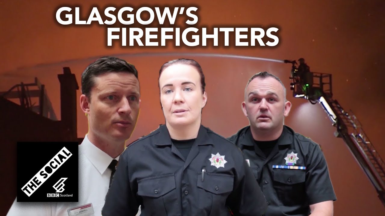 Glasgow's Firefighters On Art School And Sauchiehall Street Fires