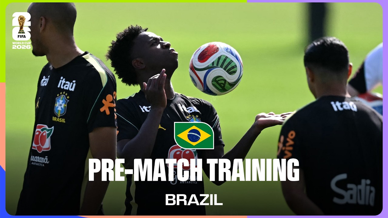Brazil Train Before Haiti | FIFA World Cup 2026&trade;