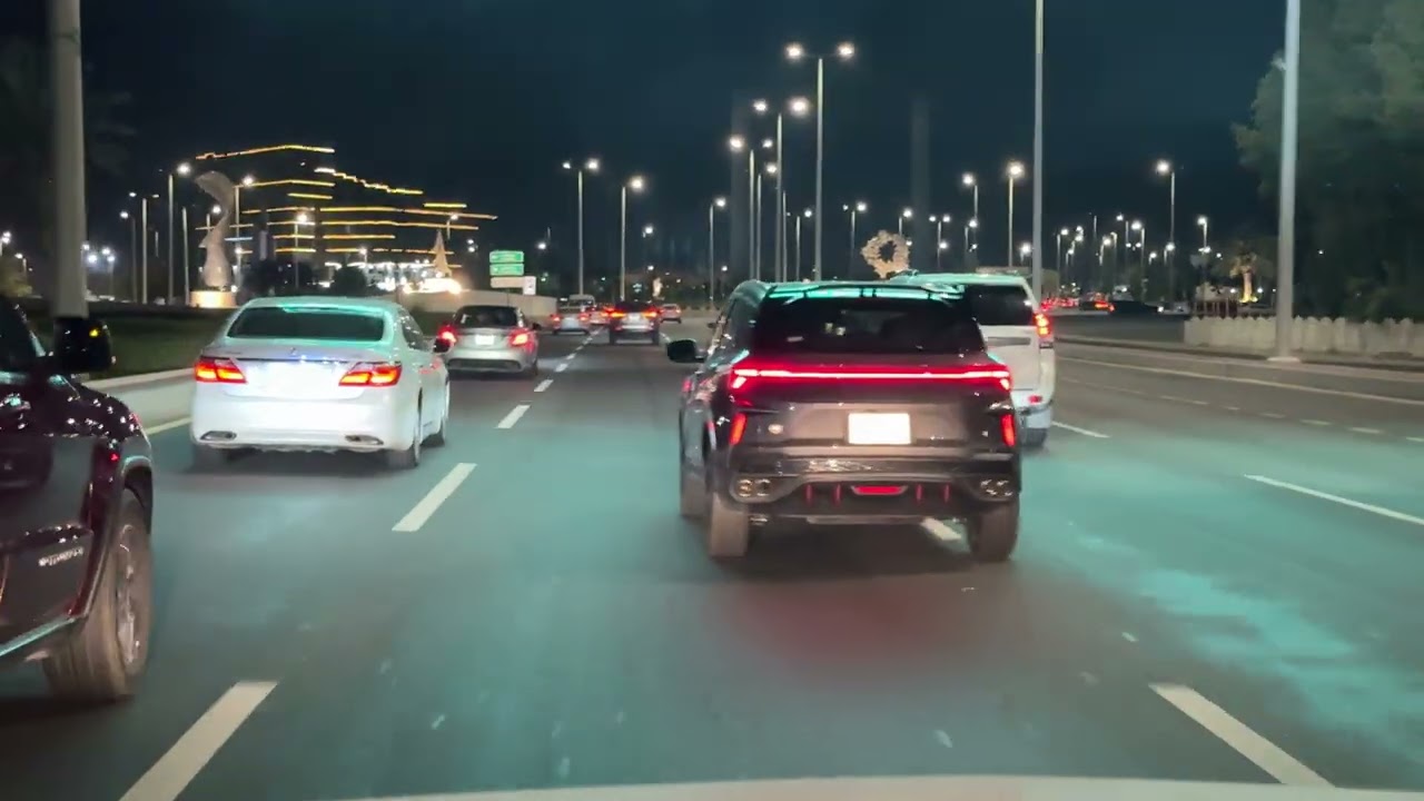 جوله ليلية الى طريق الملك جدة 2025 👍