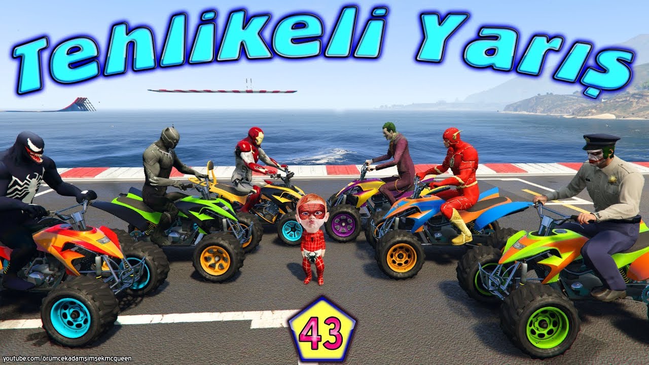 SÜPER ATV YARIŞI - Örümcek Bebek Tehlikeli Yarış Sunuyor