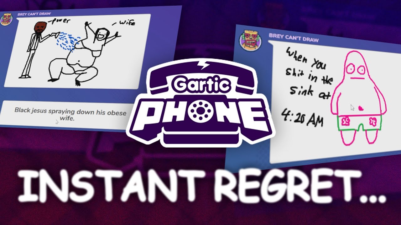 I play Gartic Phone for the first time and instantly regret it