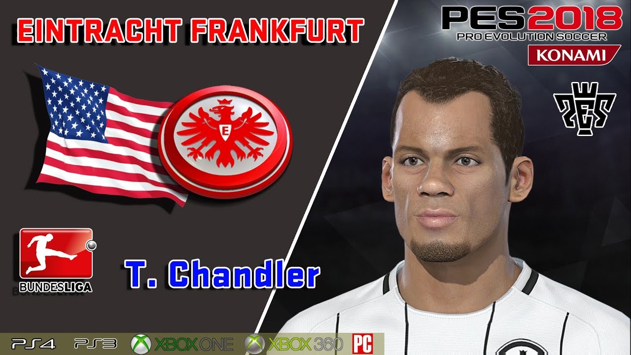 T. CHANDLER  face+stats  (Eintracht Frankfurt)