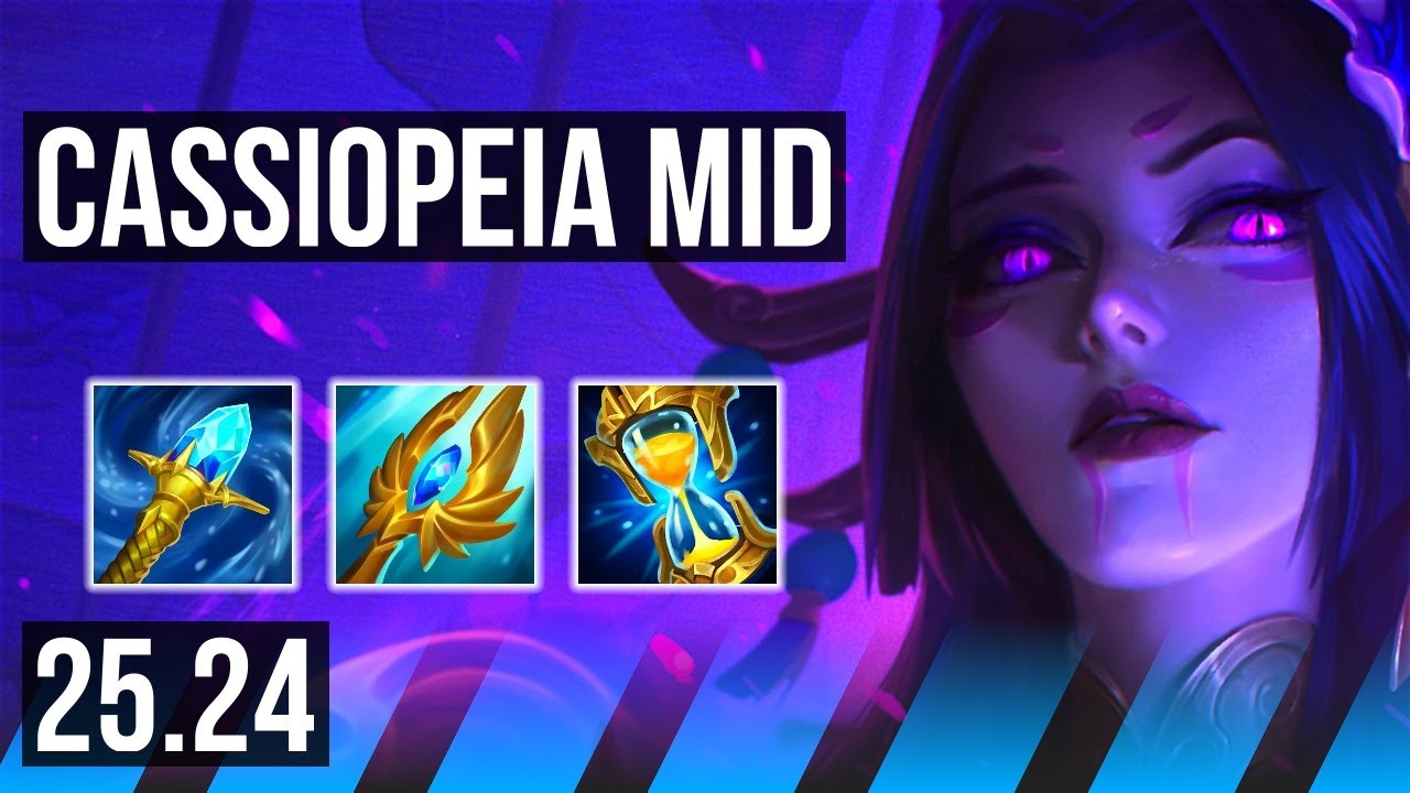 CASSIOPEIA vs AHRI (MID) | EUW Master | 25.24