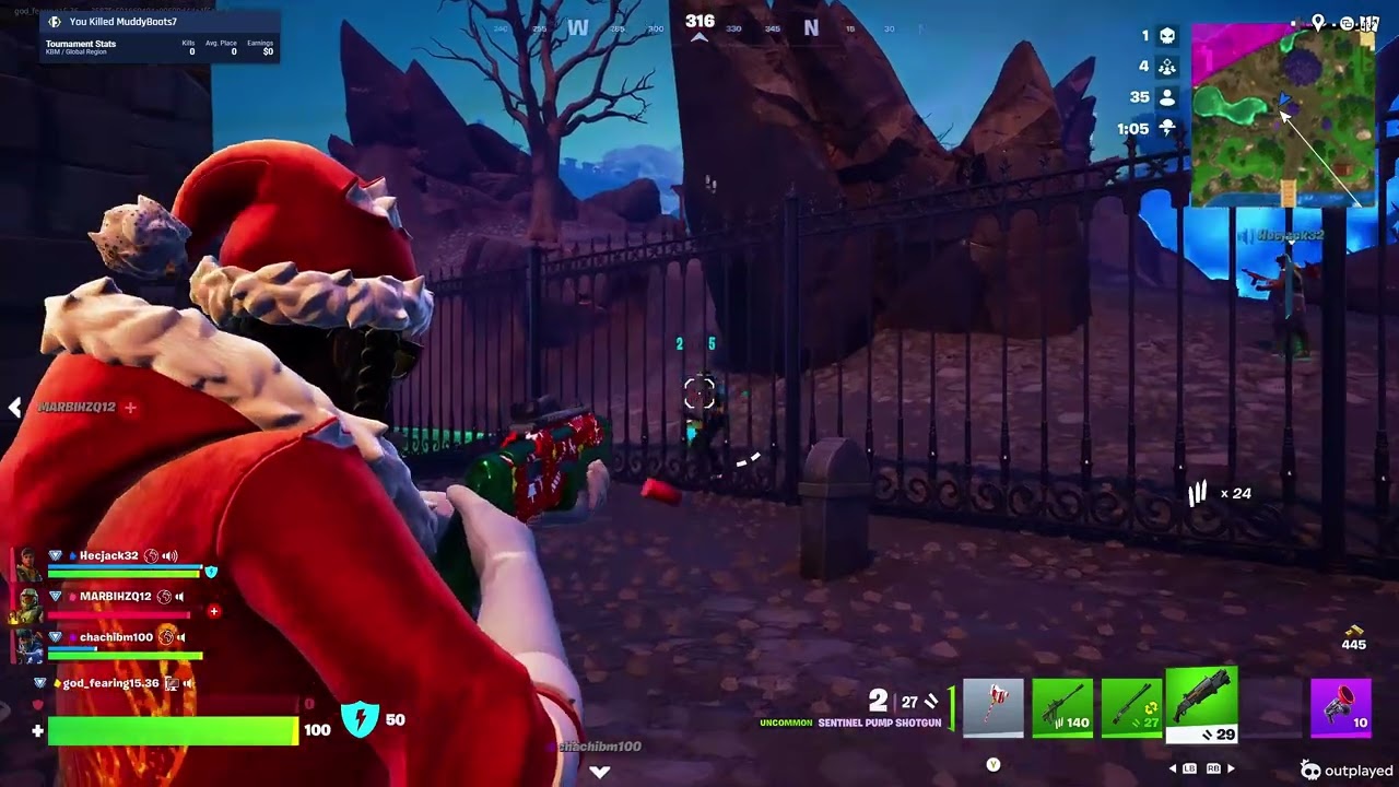 playing fornite reload for the first