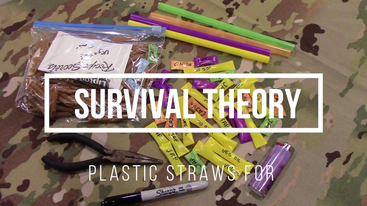 Camping  Hack: Spice and Cooking Oil Straws