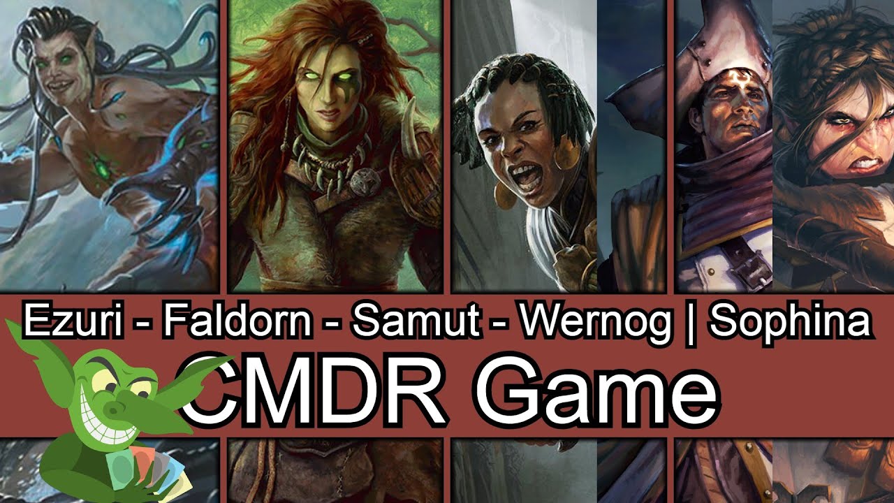 Ezuri vs Faldorn vs Samut vs Wernog | Sophina EDH / CMDR game play for Magic: The Gathering