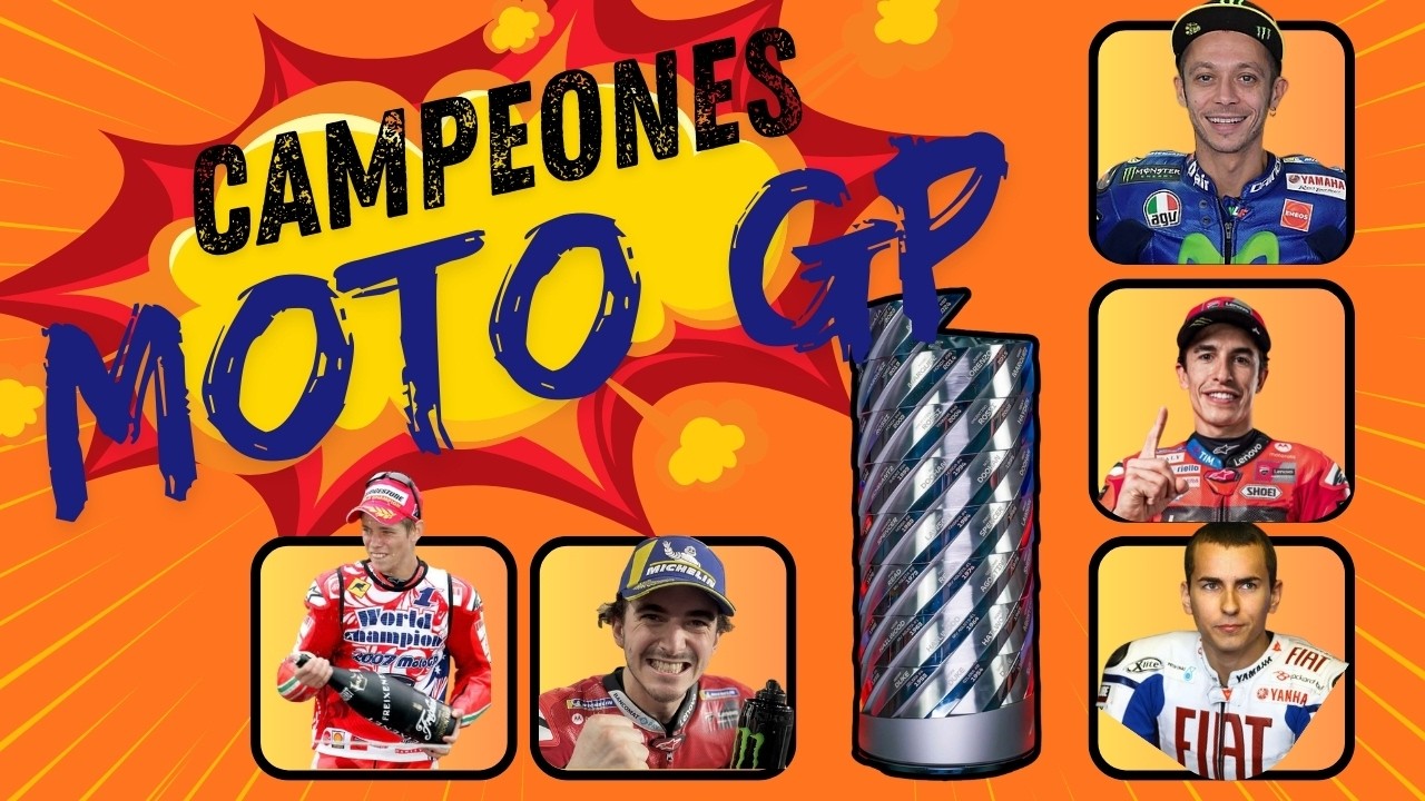 Campeones MOTOGP (1996-2025)