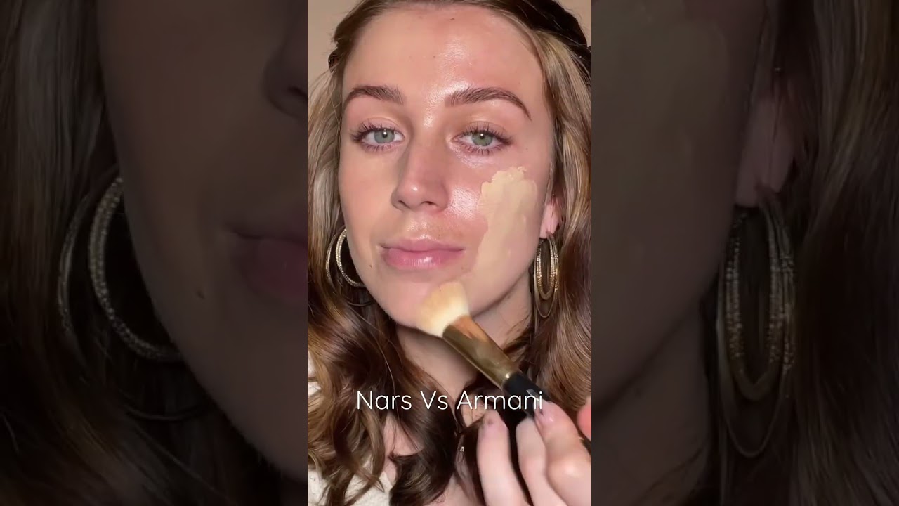 Glowy Foundation Comparison | Nars Light Reflecting Vs Armani Luminous Silk 🤎