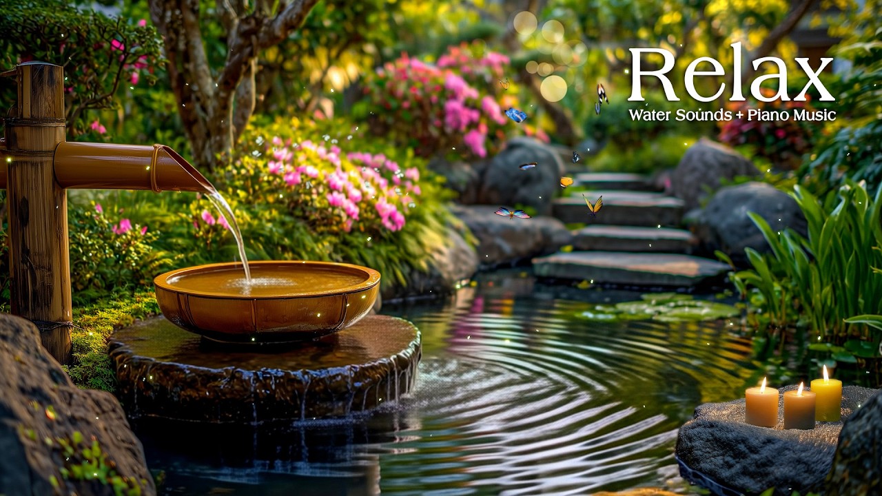 Peaceful Relaxing Music with Water Sounds 🌿 Calm Anxiety and Stress for Better Sleep